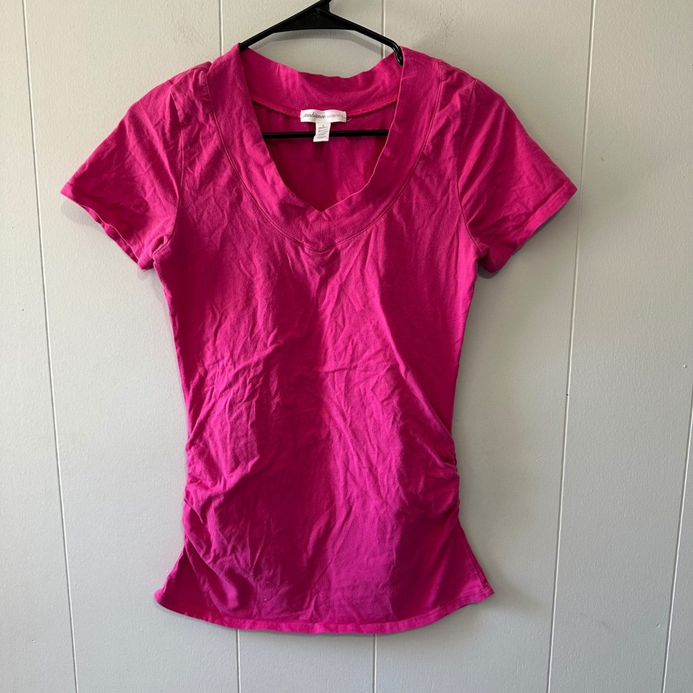 Ambiance Maternity Pink Top‎ Size L